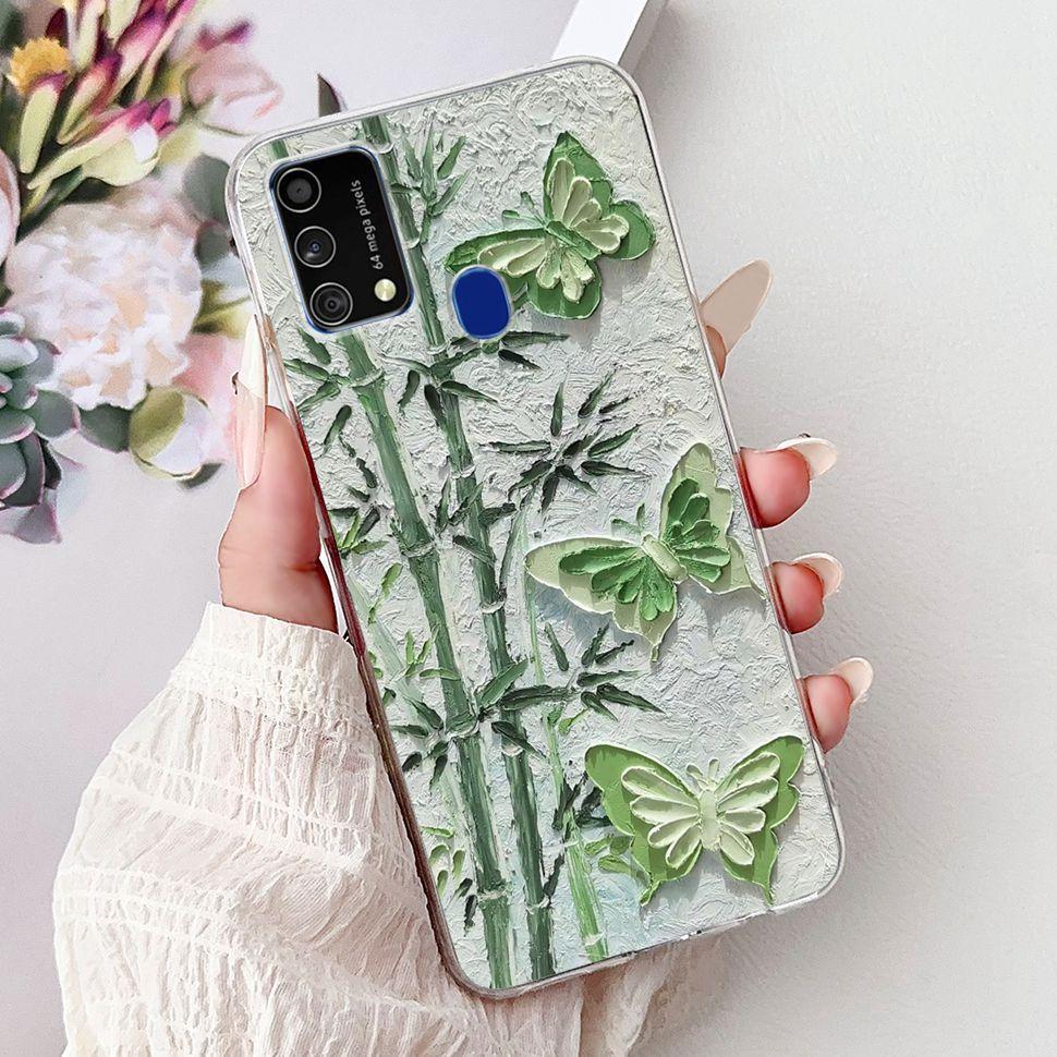 Cute Cat Caroon Cover For Samsung Galaxy A21s Case Soft Silicone Fundas Phone Cases For Samsung A 21s A21s SM-A217F Full Bumper