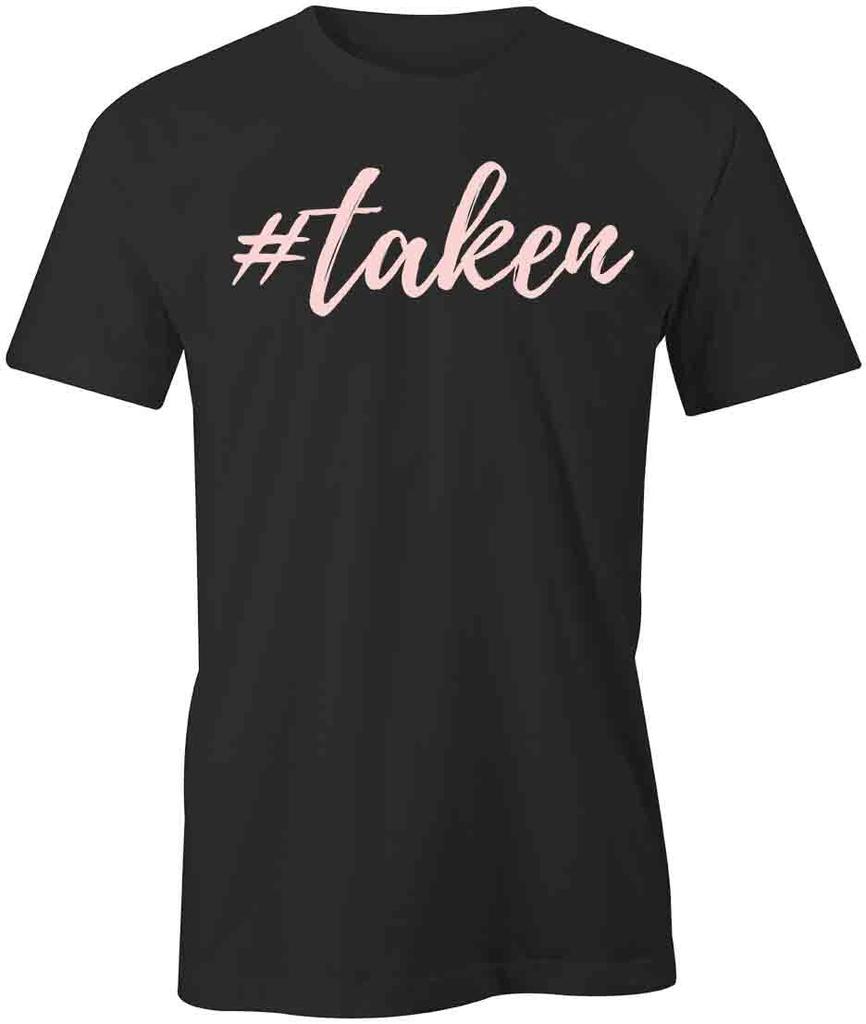 TAKEN TShirt Tee Short-Sleeved Cotton CLOTHING COUPLES S1BSA535