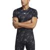 Adidas Training Tech M T-Shirt, Fit, All-Over Print, MMI01, Men's, Black/Print (HS9811),