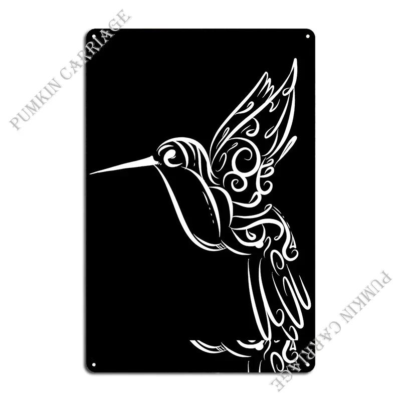 Hummingbird Nature Lover G Metal Plaque Wall Decor Living Room Cinema Kitchen Tin Sign Poster