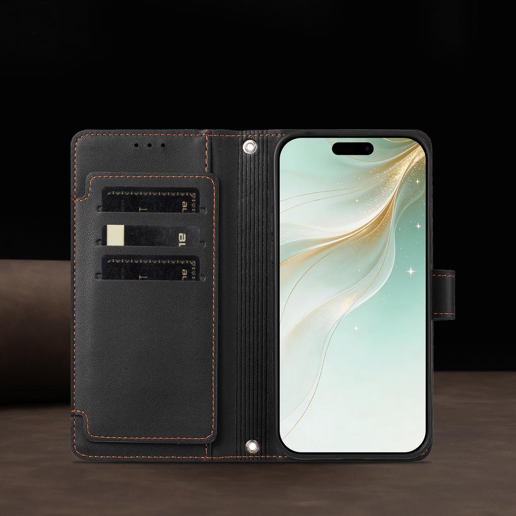 Кожаный кошелек-книжка для Nokia C01 Plus C30 C10 C20 C300 C02 C32 C12 X30 X20 X10 G21 G11 G20 G10 G400 G42 G22 из ПУ с 9 отделениями для карт и ремешком на запястье