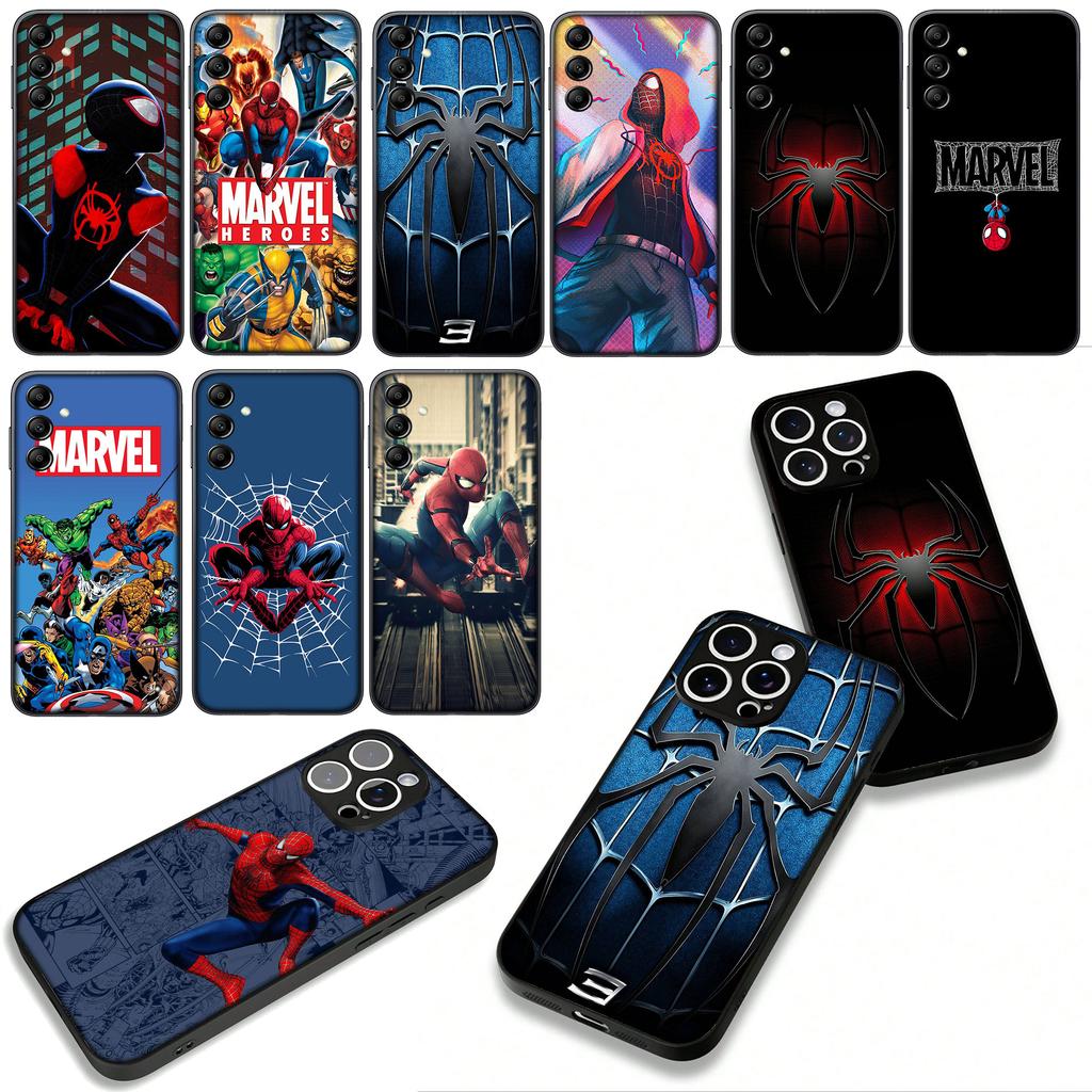 Супергерой Marvel Человек-паук Spiderman Чехол для Motorola Moto G04 G13 G14 G22 G23 G32 G34 G35 G64 G82 G84 G53 G60 G72 E14 E15 E13