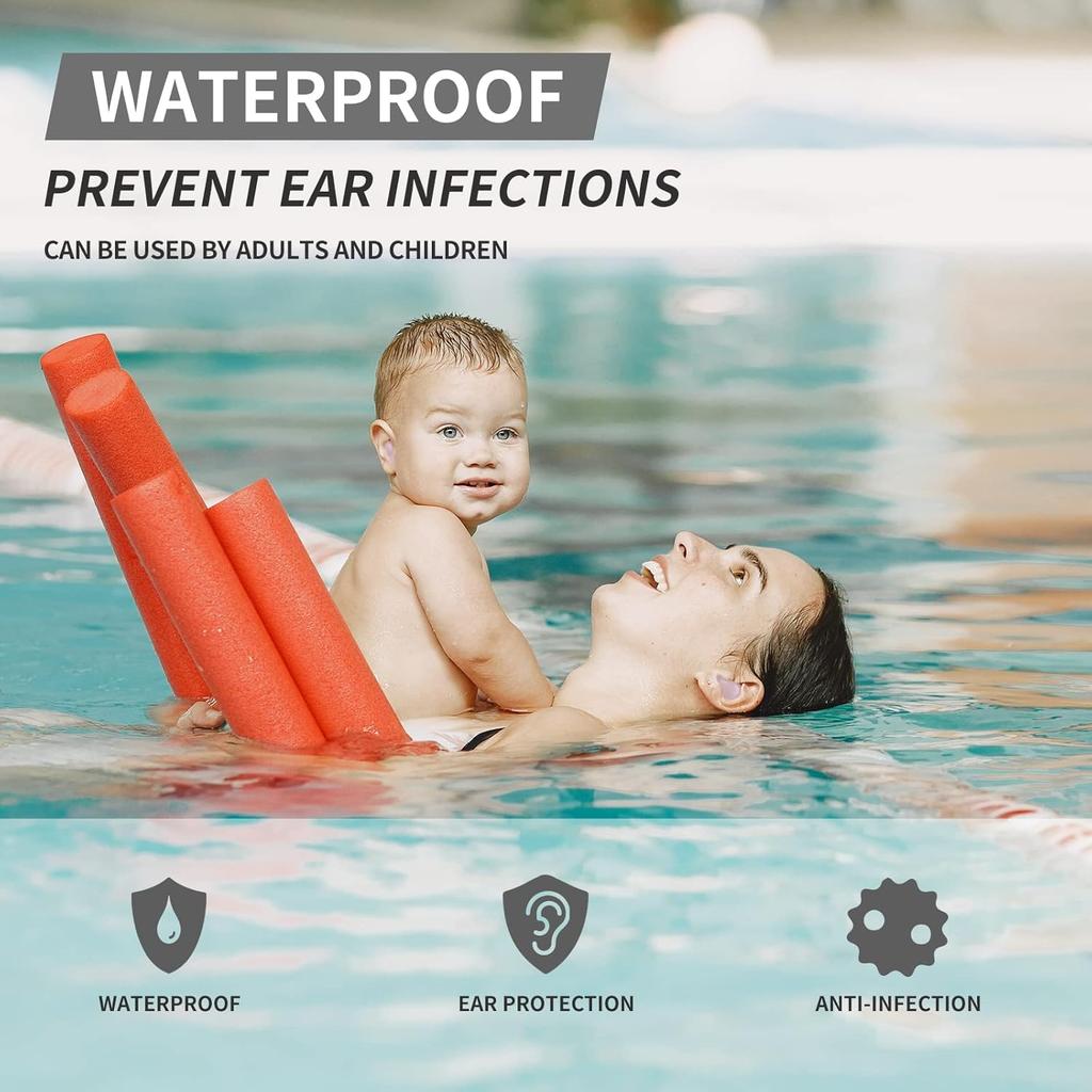 Мягкие силиконовые беруши восковые беруши многоразовые шумоподавляющие гелевые беруши водонепроницаемые наушники для сна полетов плавания