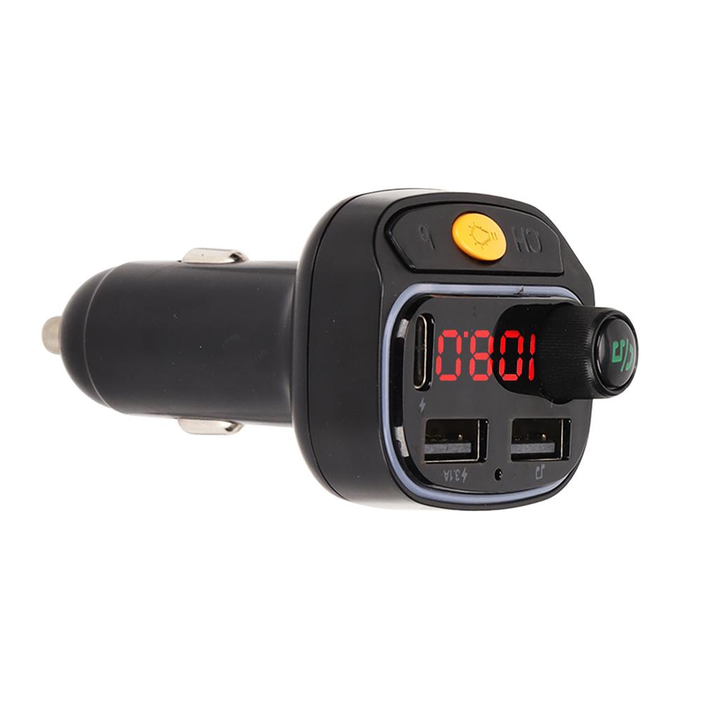 C15 Car Bluetooth FM Transmitter Radio Receiver MP3 Player Handsfree Call with Dual USB Charging
