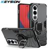 KEYSION Противоударный защитный чехол для OnePlus Nord CE 4 5G, силиконовый + ПК, металлическое кольцо-подставка, чехол для телефона для Oneplus Ace 3V 1 + CE4