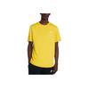 Nike Solid Color Crew Neck Logo Print T-Shirt Men Tops Sulfur AR4997-709
