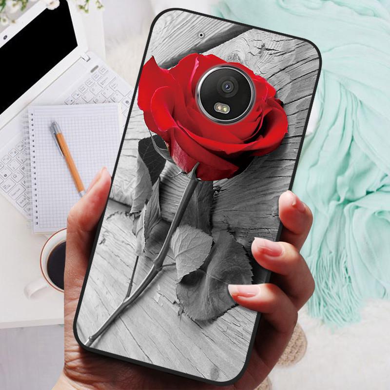 Чехол для Motorola Moto G5 Plus Черный Чехол Лев Волк Силиконовый Мягкий Задний Чехол Для Moto G5 Plus Чехол для Телефона G5+ Защитный Корпус