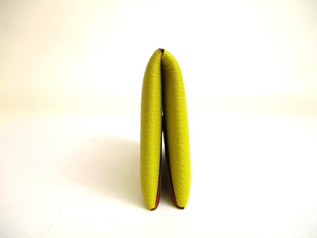 Authentic HERMES CUMIN Chevre Myzore Card Case Card Holder Calvi Verso #a892  Refurbished