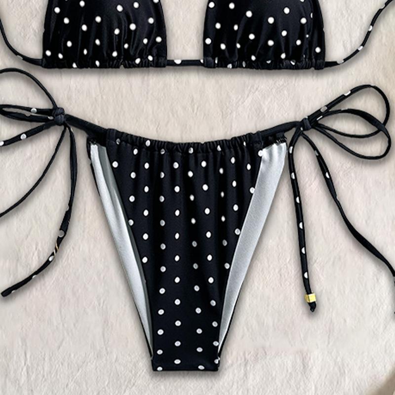 Micro Bikini Sexy Swimsuits For Women Swimwear Dot Brazilian Bikini Set Thong Biquini Swim Suits String Beachwear Female