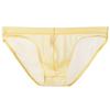 Youye Men's Low Waist Mesh Briefs - Breathable, Transparent, Sexy Pouch, Nude Feel for Young Men