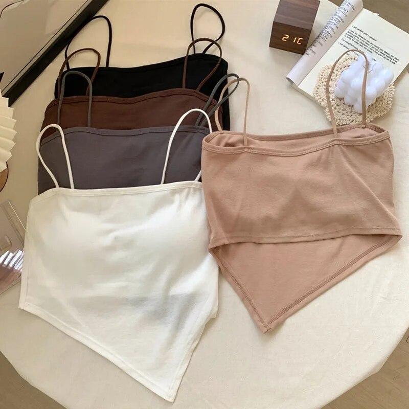 Майки для женщин, сплошной цвет, мягкая базовая рубашка, футболка без рукавов, майка, легкий пуловер, укороченный топ