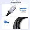 [Intel Certified] Cable Matters 80Gbps Premium Braided Thunderbolt 5 Cables, Up To 120Gbps Bandwidth Boost, Supports 240W Charging, Black, 0.5m/1.6ft,