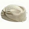 Fedoras Mesh Topper Hat French Style Pillbox Hat Bow Fedora Hat  Cocktail Event