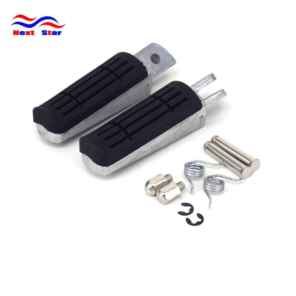 Motorcycle Foot Pegs Footrest Pedals For YAMAHA TDR 125R FZ6 FZR FZS XJ-N XJ-S YZF-R6 600 MT03 XJ900S TDM900 BT1100 FZ1 FZ6R