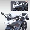 1/12 Kawasakis Ninja 400 Racing Cross-country Motorcycle Model Metal Street Motorcycle Collection Sound and Light Gift