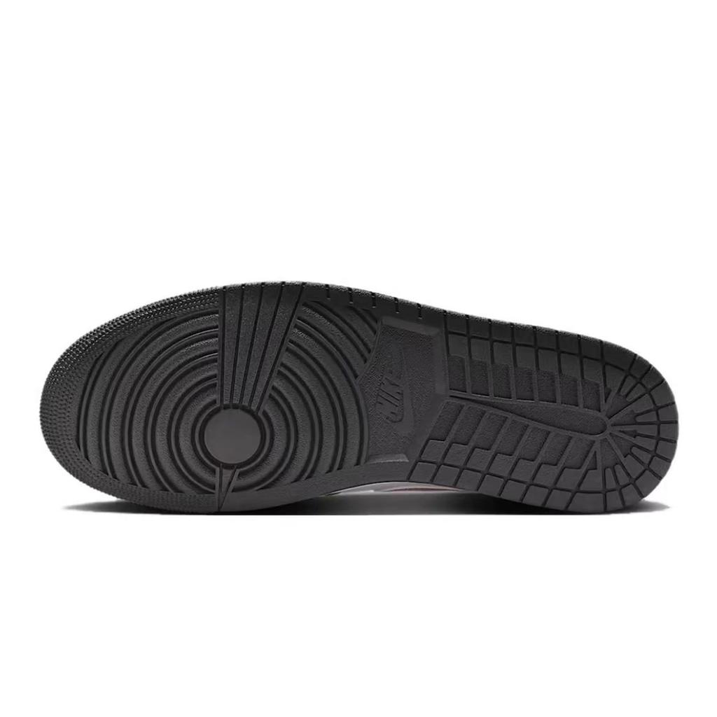 Jordan Air Jordan 1 Gift Box Abrasion Resistant Low top Vintage Basketball Shoes Unisex Black Purple 553558-165(Team701-F-B)