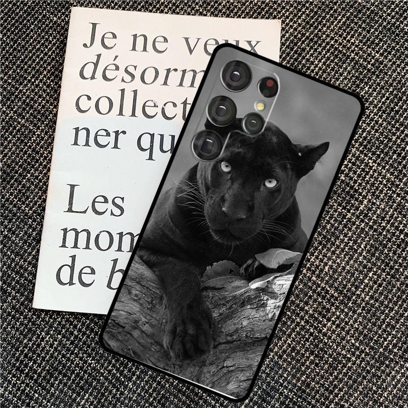 Cheetah Panther Case For Samsung Galaxy S25 S24 Ultra S20 S21 S22 S23 Ultra S9 S10 Plus S25 FE Back Cover