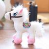 Cute Horse Plush Doll Toys Soft Mini Horse Keychain  Backpack Pendant