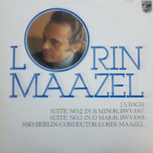 LP Record MAURICE ANDRE RSO BERLIN LORIN MA Bach Orchestersuiten 2 3 Ouv PL1346 PHILIPS 1978 Japan Classical Used
