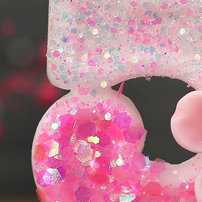Birthday Candle Cake Topper Colour Changing Creative Number 0-9 Candle Flowers Digital Candles Girl Birthday Party Decoration
