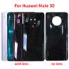 Новое заднее стекло для Huawei Mate 30 TAS-L29, корпус задней двери с аккумулятором и объективом камеры
