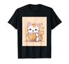 Bubble Things Printed Kawaii, Cat, Boba, Tea, Cute, Japanese, T-shirt