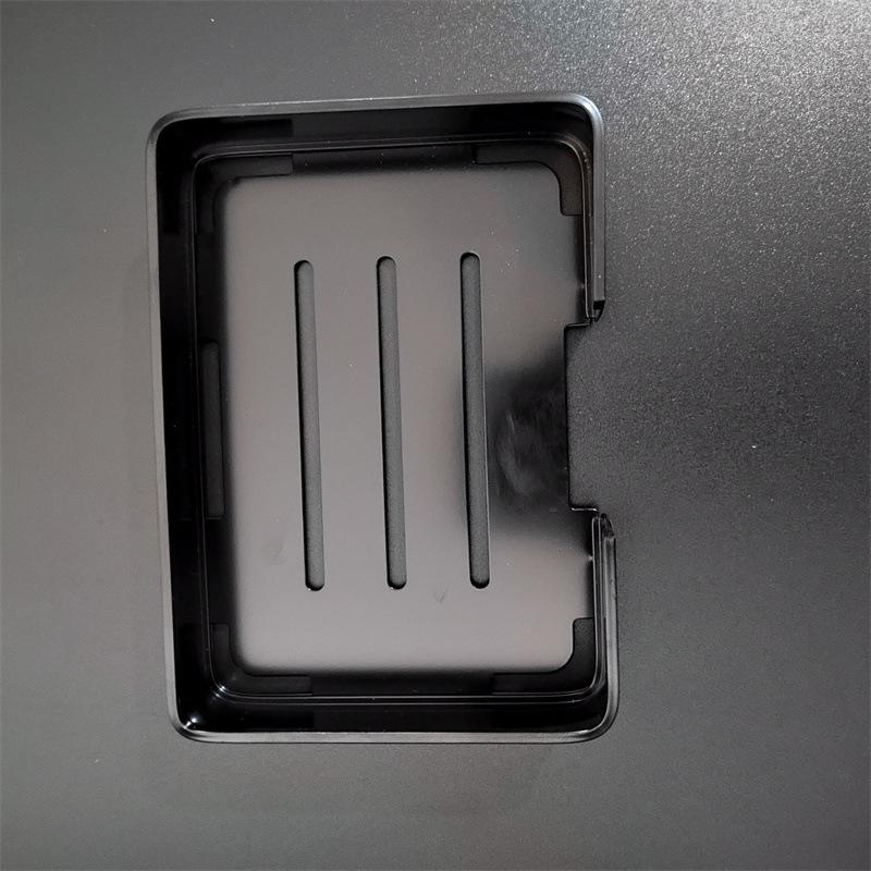 Держатель для мыла из алюминиевого материала с черным покрытием, корзина для мыла для ванной комнаты, современный дизайн, аксессуары для ванной комнаты