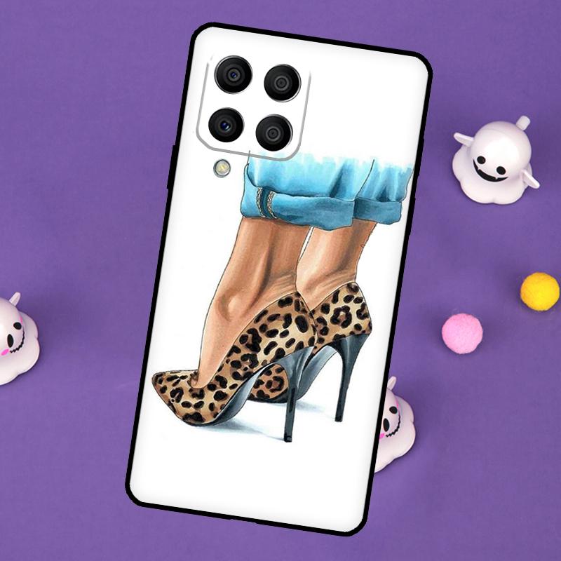 Модный чехол с высоким каблуком для Samsung Galaxy M32 M52 M12 M13 M33 M23 M53 M15 M55 M31 M51 M14 M34 M54 M20