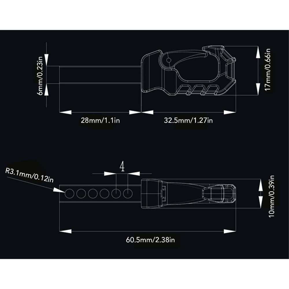 2 Pcs Easy Control RC Tow Hook for 1/8 1/10 RC Crawler and for TRX4/SCX10 Truck For RC Crawler