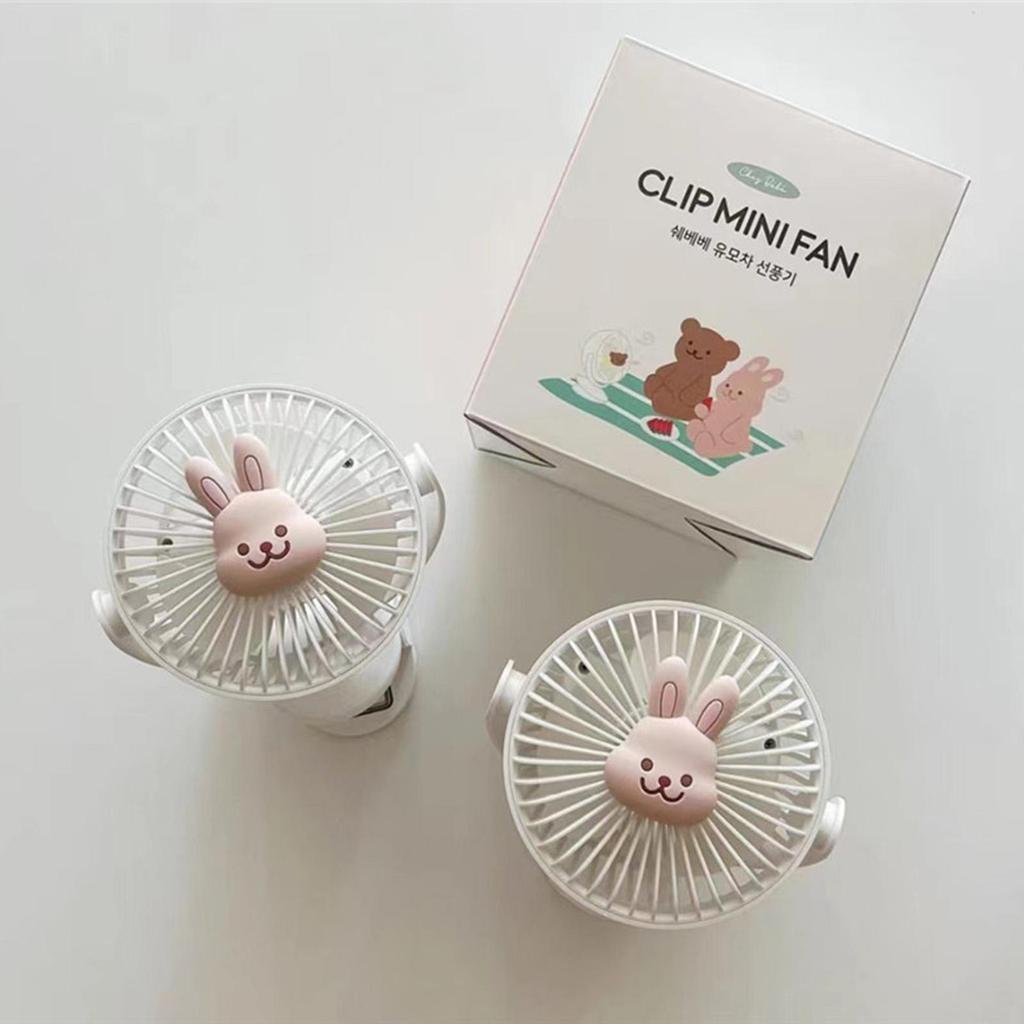 Portable Clip Fan 3 Speeds Portable Stroller Fan Small Desk Fan Tabletop Fan Personal Cooling Fan for Car Bed Home Camping Dorm