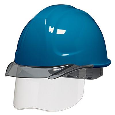 Рабочая каска DIC Plastics Aero Mesh с щитком, SYA-CS-SFE4M-M2, Небесно-голубой/Дымчатый