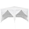 Party Tent White 400 x 400 x 266 cm Polyethylene