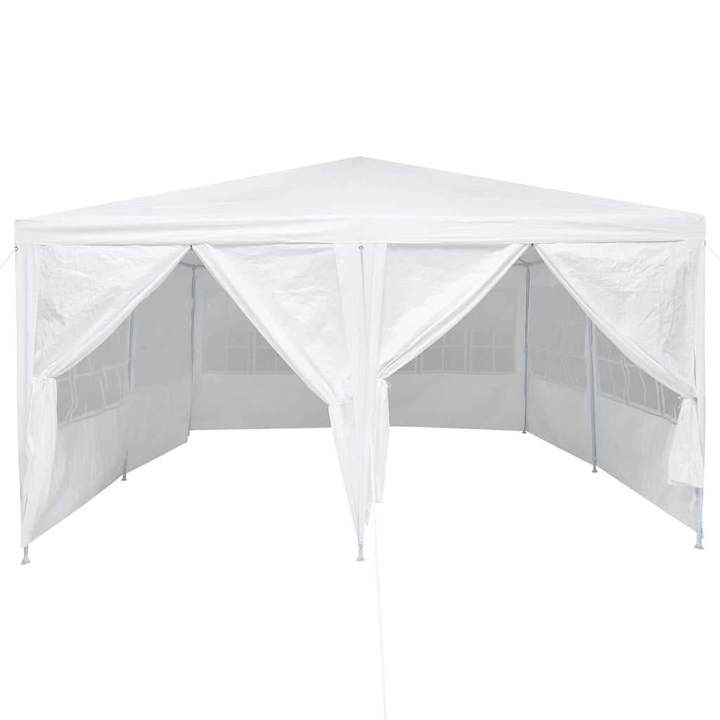 Party Tent White 400 x 400 x 266 cm Polyethylene
