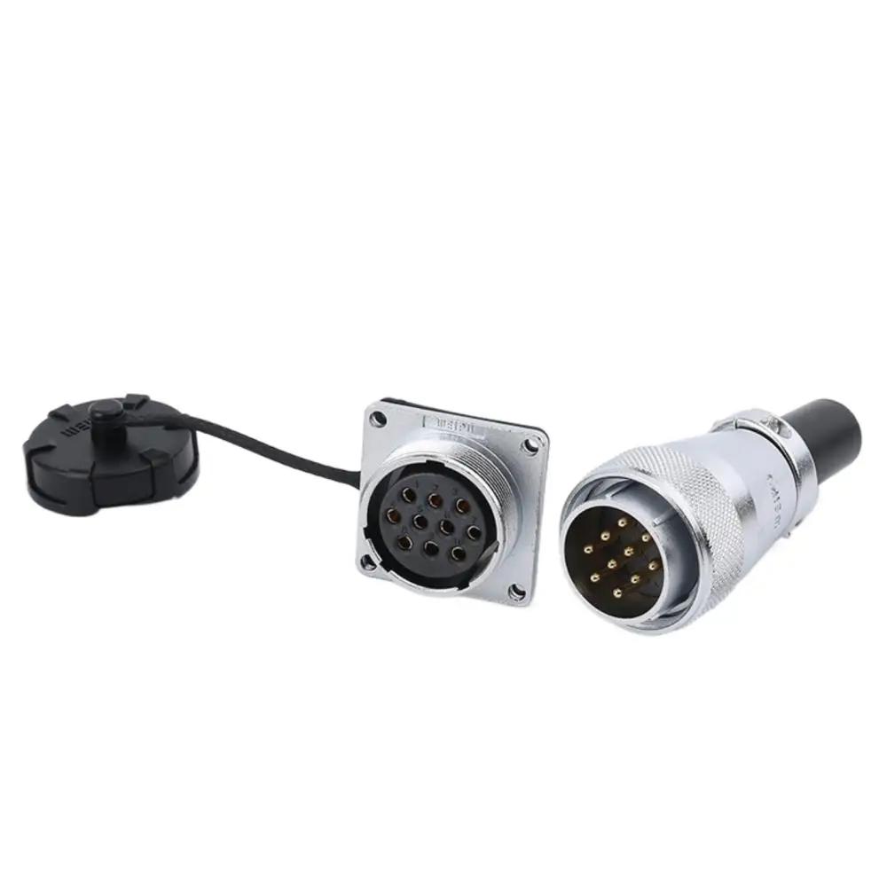 WEIPU WS28 Waterproof IP65 Electrical Connector 2-26 Pin M28 Auto Power Adapter For Solar LED Lighting Display Ebike Motorcycle