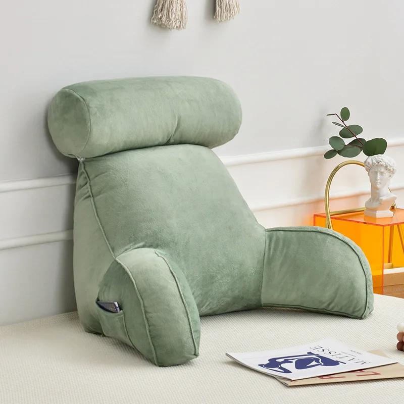 New All Season Reading Pillow Office Sofa Bedside Back Cushion For Office Relief Bed Support Pain Cushions Backrest Lumbar Chair