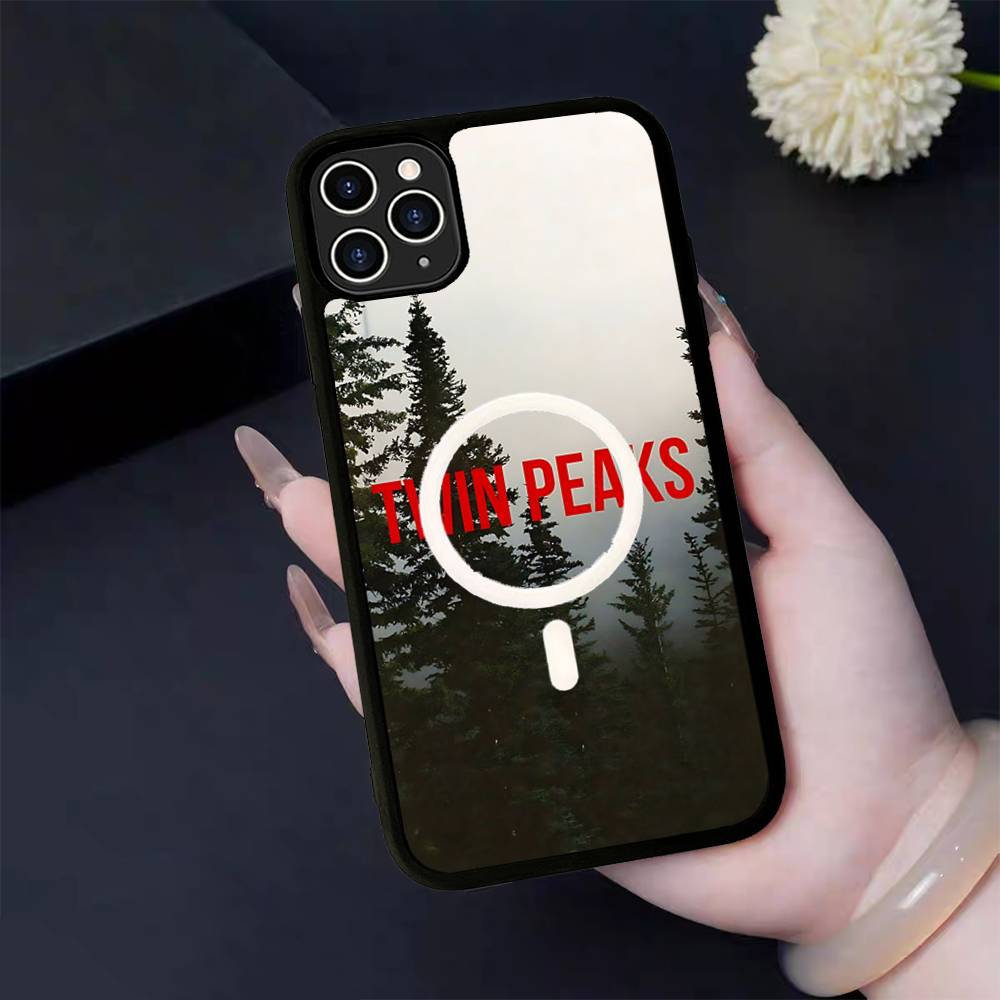 Twin Peaks TV Series Magnetic Phone Case For IPhone 16 15 14 13 12 11 17 Pro Max Plus Wireless Charge Cover