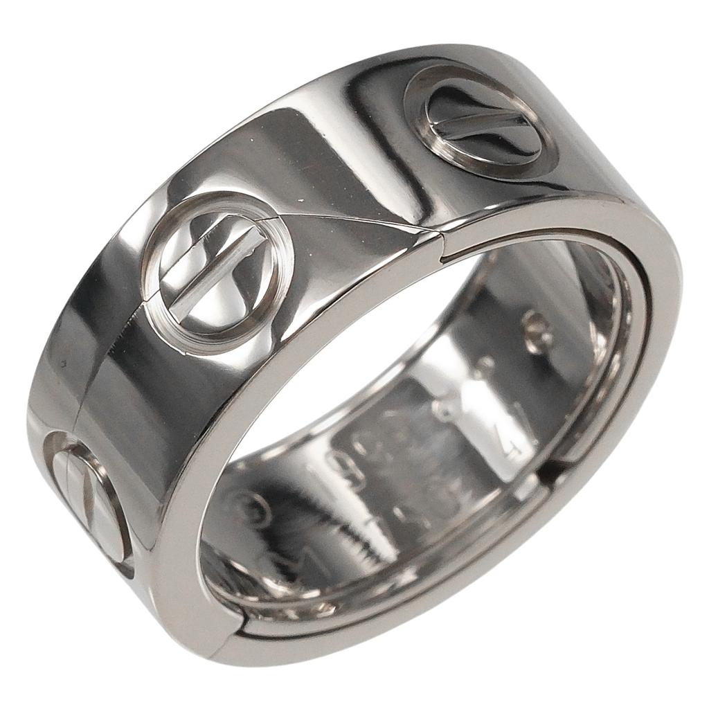 CARTIER Astrolab Ring K18 white gold #4.1(US Size) 11.6g Women Used