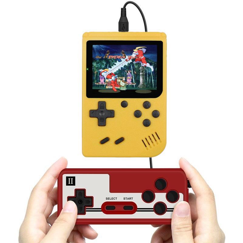 Retro Handheld Game Console with 400 Classical FC Games-3.0 Inches Screen Portable Support for Connecting TV & Two Players