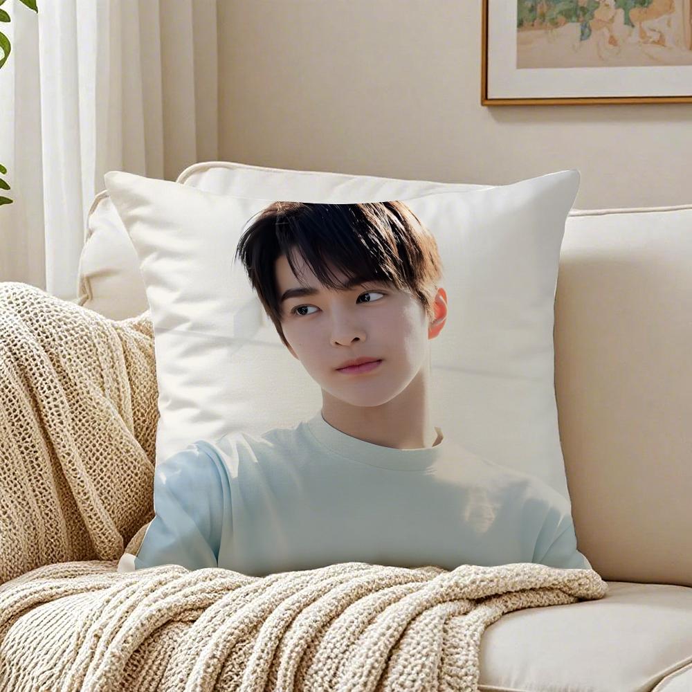 Person KPop CCORTIS KKEONHO Cushion Cover Pillowcase Antidustmite living Room Sofa Decor Cushion Room
