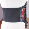 Вышитый узор розы утягивающий пояс корсет женский пояс женское платье кушаки