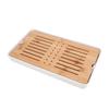 Water Storage Drainage Chinese Tea Tray Rectangular Shape Water Storage Tray  For Home Office