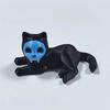 Pen Holder 3D Printed Black Cat Ornament Cat Figurine