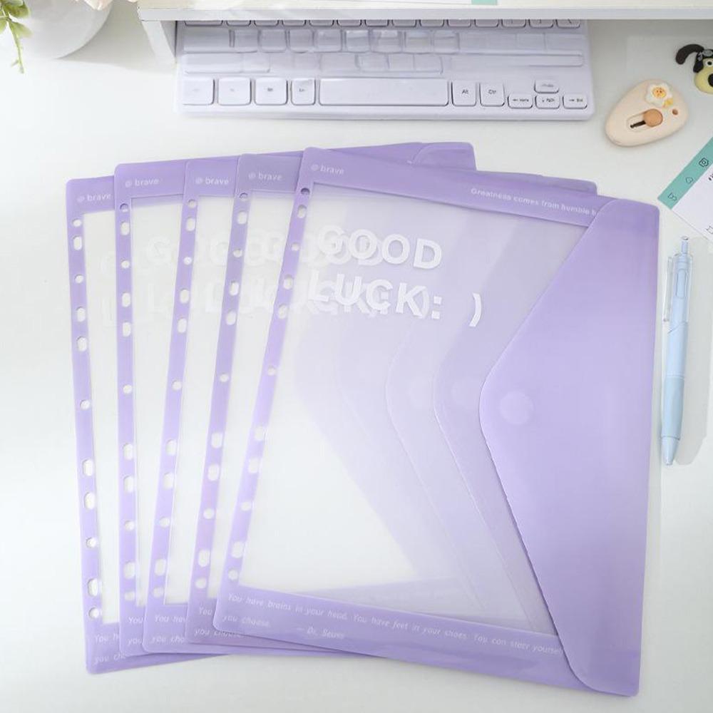 Transparent Data Book 11-Hole Exam Paper Storage Bag New File Bag Students