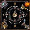 50x50/60x60/75x75см Скатерть-мат для Таро Геометрические гадания Скатерть для стола Настольная игра Коврик для карт Оракулов Коврик для рун