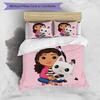 3pcs Gaby's Bubble House1 Design Cover Set - HD Printed Bedding with 1 Cover and 2 Pillowcases - Perfect for Home and Dorm Decor