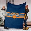 1pc New York Knicks Theme Blanket - Digital Print, Polyester, Cozy for All Seasons, Perfect for Outdoor, and Travel