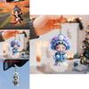 Acrylic Flat Surface Huadan Peking Opera Pendant For Auto Decoration