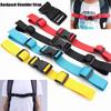 Dual Release Buckle Bag Parts Accessories Fixed Belt Straps Non-slip Buckles Nylon Sternum Strap
