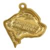 Staffordshire Bull Terrier, Staffy II - necklace with a dog in a gift box, gold-plated pendant for a dog lover, striking jewelry by Art-Dog