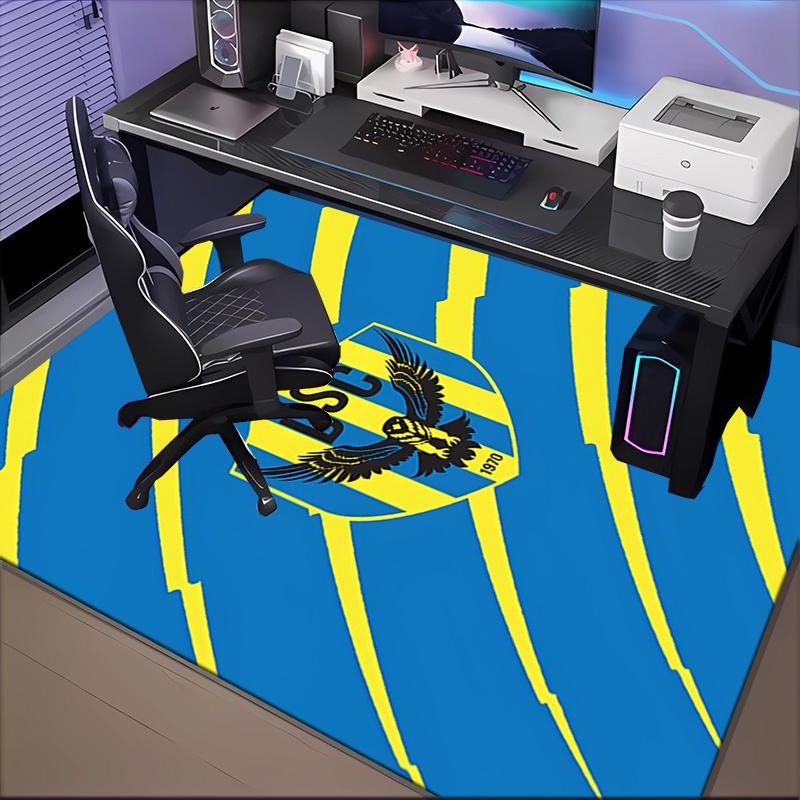 Duhok Dynamic Sports Emblem Rug Office Floor Mat - Machine Washable for Bedroom, bedroom, livingroom, Room Decor Fan Gifts Christmas